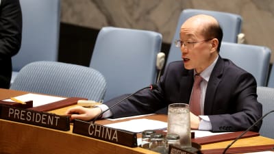 Kinas FN-ambassadör Liu Jieyi.