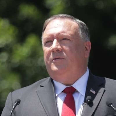 Ulkoministeri Mike Pompeo arvosteli jyrkin sanakääntein Kiinaa Kalifornian Yorba Lindassa pitämässään puheessa.