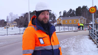Mårten Lindström på Kyrkbron.