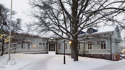 Den gamla hälsovårdsstationen i ändan av Lundagatan.