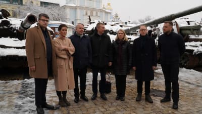 Utrikesministrar från de baltiska och nordiska länderna i Kiev