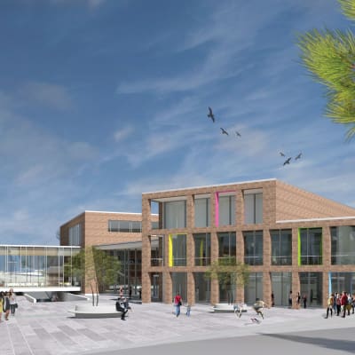 Plan för hur Laurentiushuset kan komma att se ut.