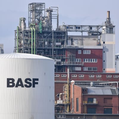 Kemikaliejätten BASF:s fabrik i Ludwigshafen i Tyskland.