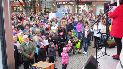 Demostration för Borgå BB