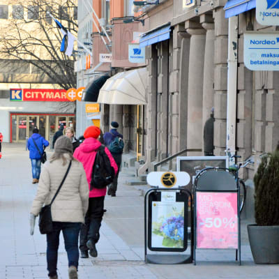 Nedretorget i Vasa.