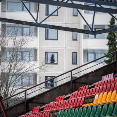 Tammelan stadion Tampereella.