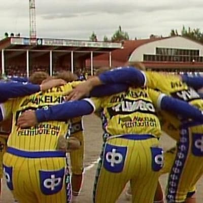 Alajärvi-Siilinjärvi pesäpallo-ottelu 1986.