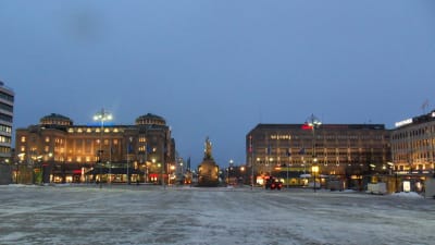 Vasa torg i november 2010.