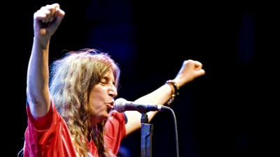 Konsertbild av Patti Smith