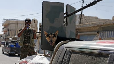 Kurdiska milismän i norra Syrien är på väg att inta staden Manbij som har kontrollerats av IS sedan år 2014