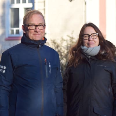 Personporträtt på Denis Strandell och Janina Lindfors