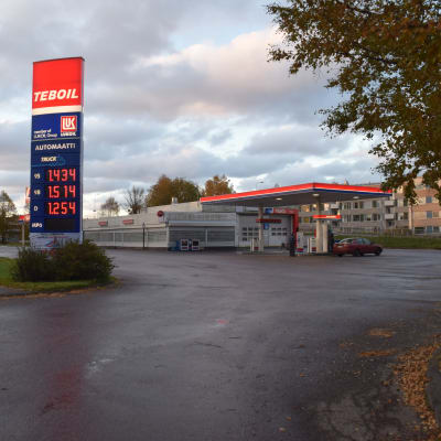 Teboiltomten i Hangö.