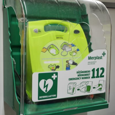 Defibrillator i K-citymarket