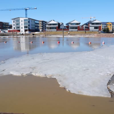 Isen har gått i Borgå å 01.04.19