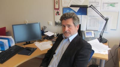 Matti Paloneva, direktöt för hem och anstaltsvården i Vasa