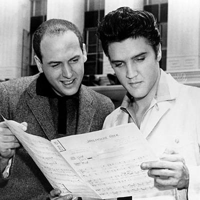 Mike Stoller, Elvis Presley, Jerry Leiber