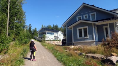 skog och hus