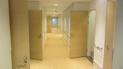 Korridor i Majbergets servicehus