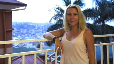 Liselott Lindström på reportageresa i Etiopien