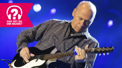 Mark Knopfler spelar elgitarr.
