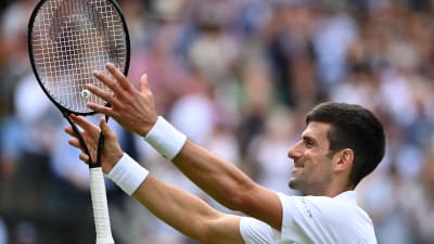 Novak Djokovic efter att ha säkrat sin 50:e kvartsfinalplats i grand slam-sammanhang