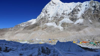 Mount Everests base camp.