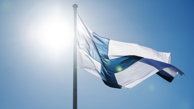 Finlands flagga.