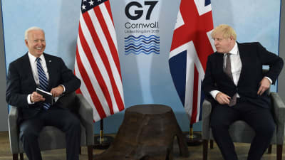 Joe Biden och Boris Johnson träffas före G7-mötet i Carbis Bay
