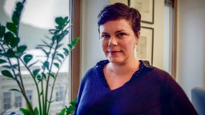 Anna Friman, litterär chef på Schildts & Söderströms förlag.