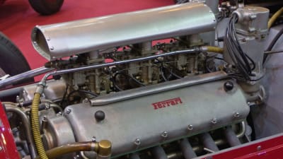 En Ferrari-motor.