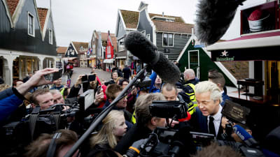 Det nederländska Frihetspartiete ledare Geert Wilders