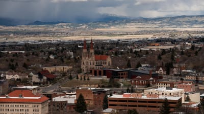 Utsikt över Montanas huvudstad Helena.