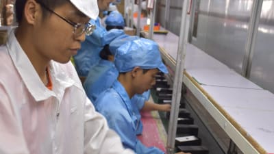 Industriarbetare i Kina