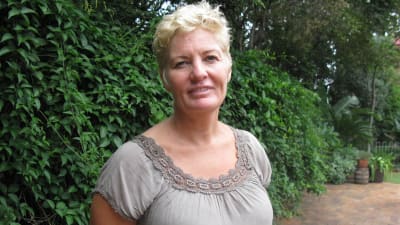 Finlandssvenska Annika Haslecker bor i Sydafrika