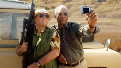 Jack Nicholson och Morgan Freeman i filmen The bucket list 2007. 