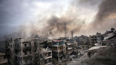 Vy över Aleppo den 2 oktober 2012.