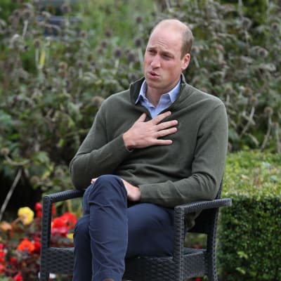 Prins William under ett besök i Belfast den 9 september, långt efter att han rapporteras ha insjuknat i covid-19.