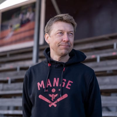 Pesäpalloseura Manse PP edustus ry:n puheenjohtaja Matti Helimo, Tampere, 23.5.2021.