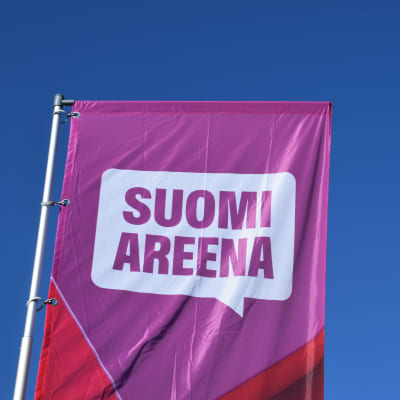 Suomi-areenan banneri
