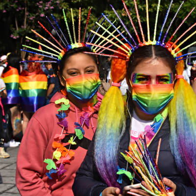 Meksikon pääkaupungissa Méxicossa järjestettiin pridemarssi 25. kesäkuuta 2022.