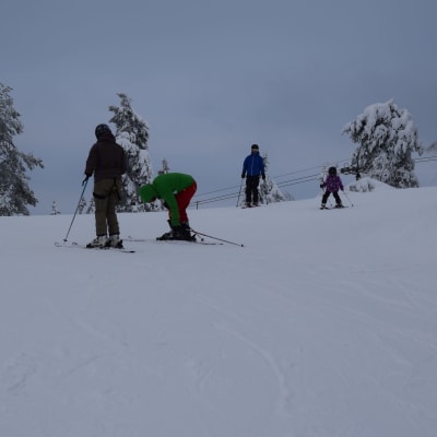 Slalomåkare i Vuokatti