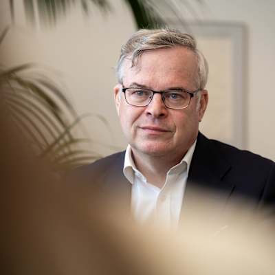 Kelan uusi pääjohtaja Lasse Lehtonen Kelan pääkonttorissa Helsingissä 10.7.2025.