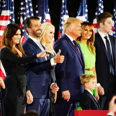 Familjen Trump under republikanernas partikonvent 2020.