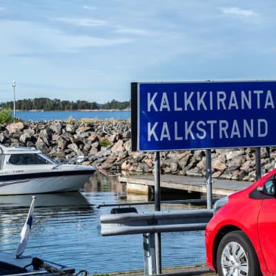 Hamnen i Kalkstrand i Sibbo.