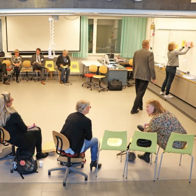 Vandabor på stadens invånarkväll.