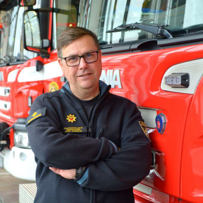 Räddningschef Peter Johansson på Räddningsverket i Östra Nyland.