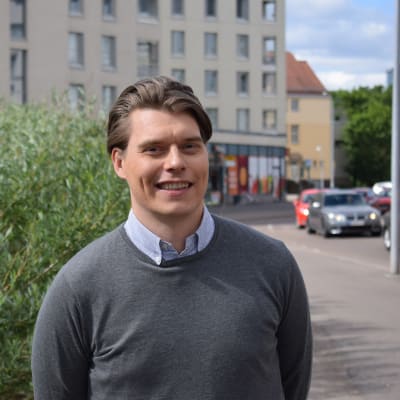 Joel Järvinen, landschef för Uber i Finland och Sverige