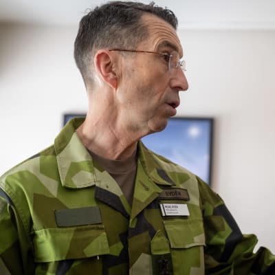 Ruotsin puolustusvoimien komentaja Micael Bydén Ylen haastattelussa Sälenin turvallisuuspoliittisessa konferenssissa 10.1.2023