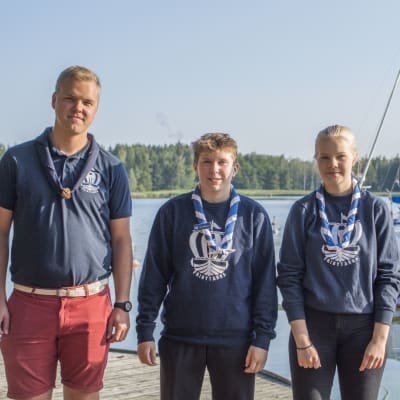 Robert Holmberg,Taika Klemola och Alex Westerlund i kugghamnen