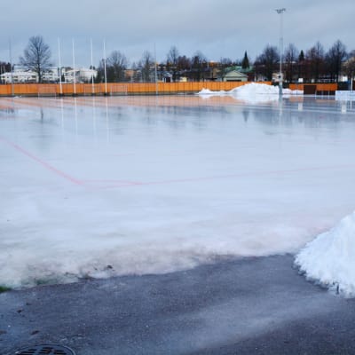 Centralidrottsplanen i Borgå vintern 2020
